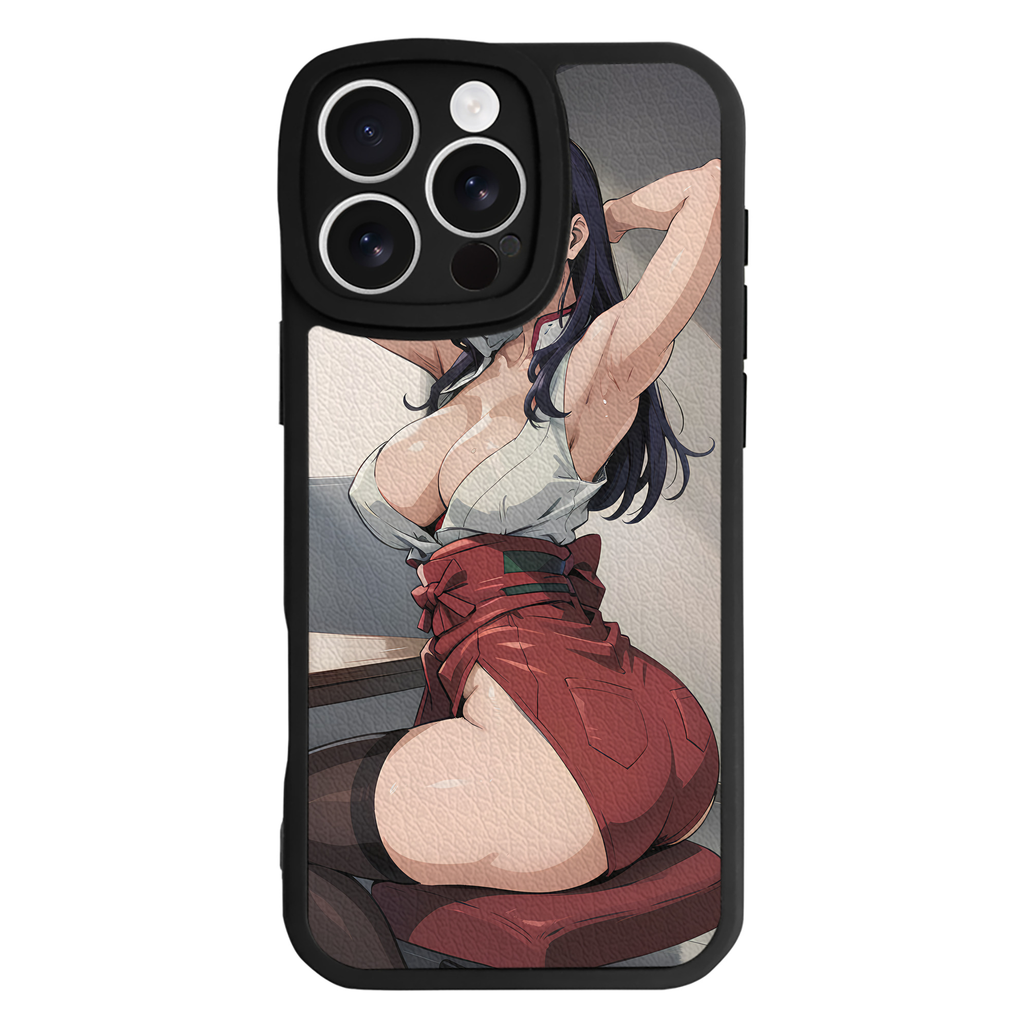（画像用） EVA 新世紀エヴァンゲリオン 【iPhone 16シリーズ対応】シリコンスマホケース（レザー調） 材質：シリコン